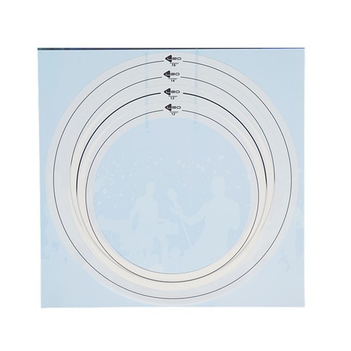 Juego de anillos silenciadores de estante bobina de voz tope de tambor anillos de amortiguación que producen sonido - Imagen 4 de 9