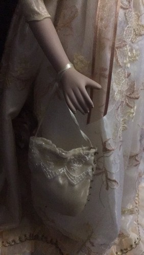 Sammlerstück Vintage große Puppe, Biskuitporzellan, Handarbeit, 72 cm. - Bild 7 von 15