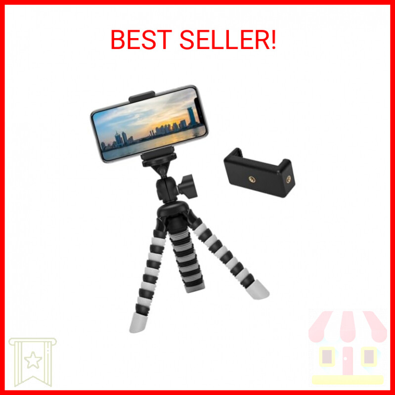 ZTON Flexible Tripod Phone Holder Adjustable Universal Stand for Mobile Mini Mount