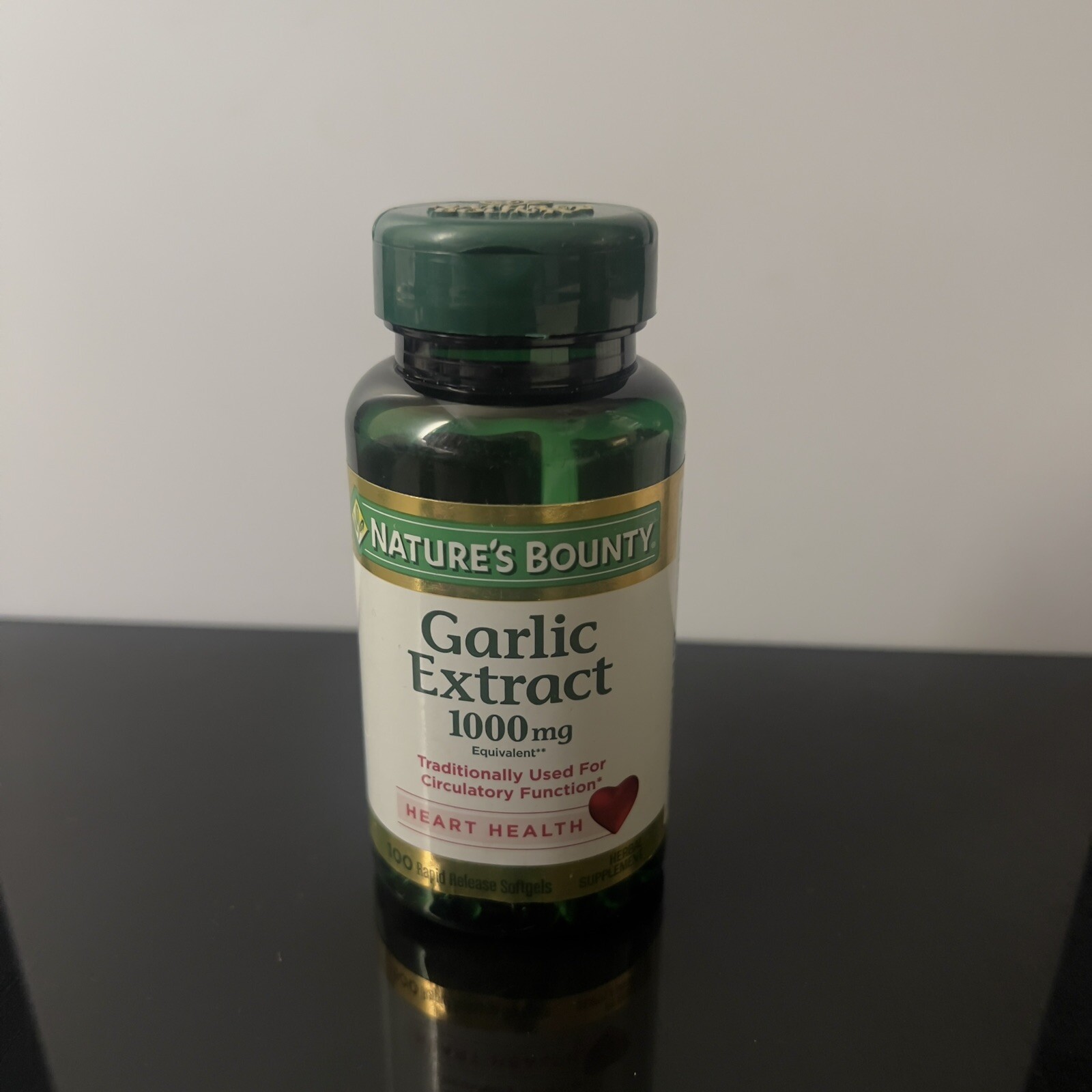 Nature's Bounty Garlic Extract 1000mg Supplement Heart Health Support 100 Count 74312123269 eBay