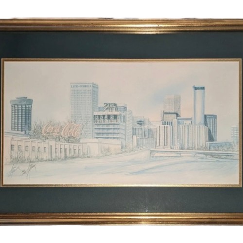 ✨ ANNI MOLLER Coca Cola Factory Atlanta GA LTD Edition Signed Art Print 268/1000