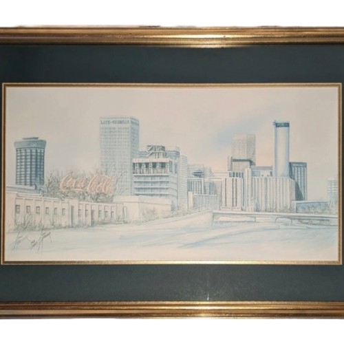 ✨ ANNI MOLLER Coca Cola Factory Atlanta GA LTD Edition Signed Art Print 268/1000 - Bild 1 von 6