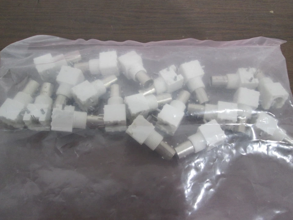 AMP, 227161-1, BNC White Body RA Tin Contact, New, Lot of 21 - Image 2 of 4