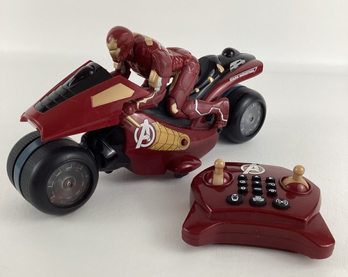 Marvel Iron Man Avengers Age Of Ultron U Command Remote Control Motorcycle Toy