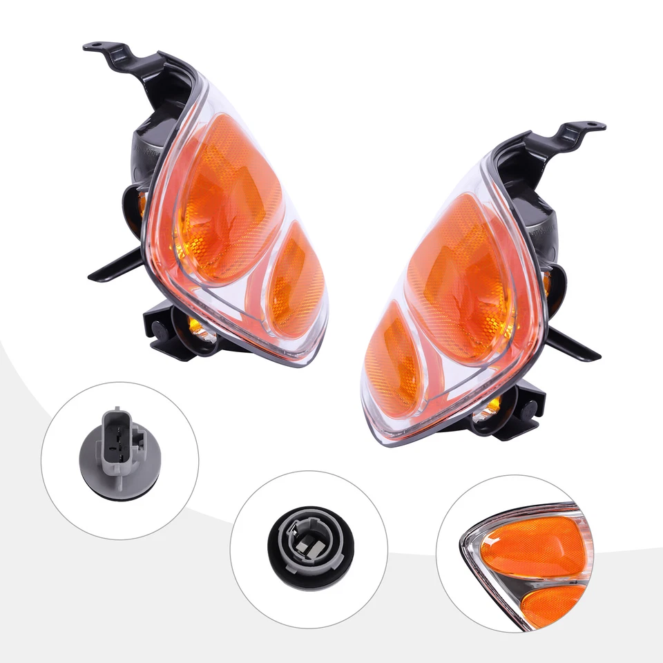 2 PIEZAS Luces intermitentes delanteras izquierda derecha para?Toyota Tundra Sequoia 2001-2004 NUEVO Foto 3 de 4