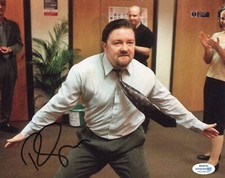 Ricky Gervais The Office Autographed Signed 8x10 Photo ACOA