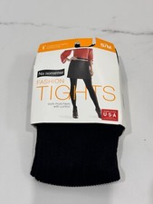 No Nonsense Fashion Tights Black 1 Pair S/M Control Top