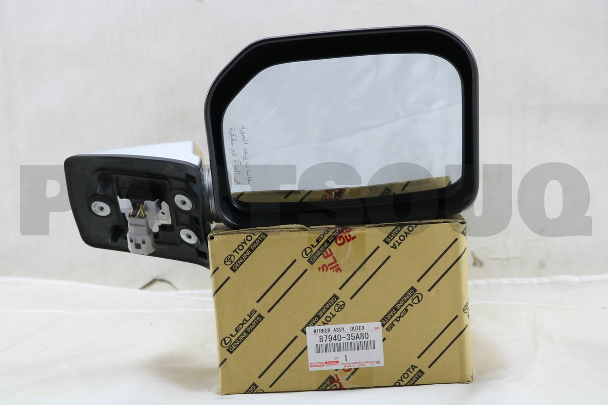8794035A80 Genuine Toyota MIRROR ASSY, OUTER REAR VIEW, LH