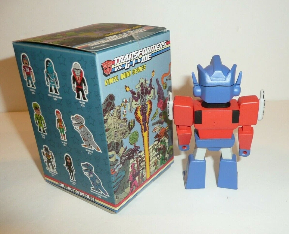 Optimus Prime Mystery Vinyl Mini Series Transformer GIJOE Kidrobot Figure Sword - Image 3 of 3