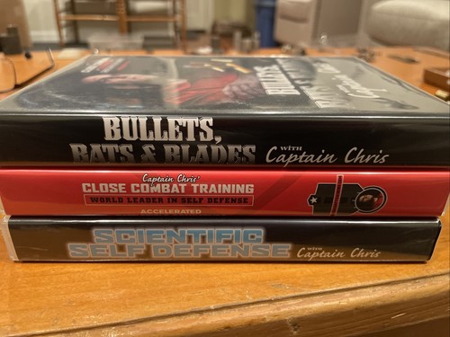 12 DVDs CLOSE COMBAT Captain Chris - wissenschaftliche Selbstverteidigung, Kugeln Fledermäuse Klingen