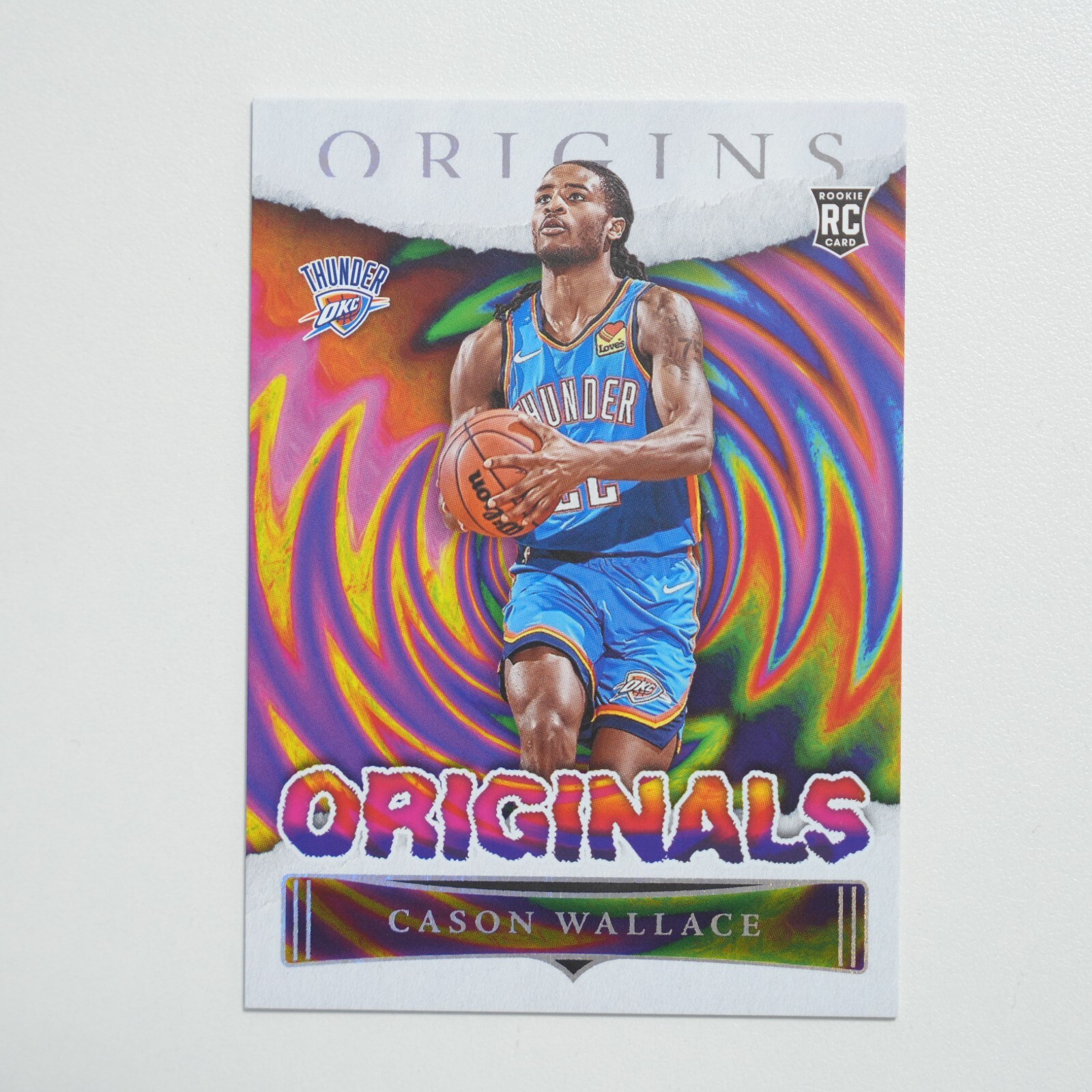 2023-24 Panini Origins - Originals #4 Cason Wallace RC - OKC Thunder