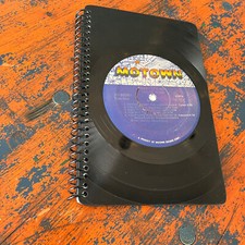 Upcycled Recycled Vinyl Record Address Telephone Book Motown Diana Ross