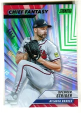 2024 Stadium Club CFPro Green #CFPRO13 Spencer Strider 11/50 Braves ZKP 487