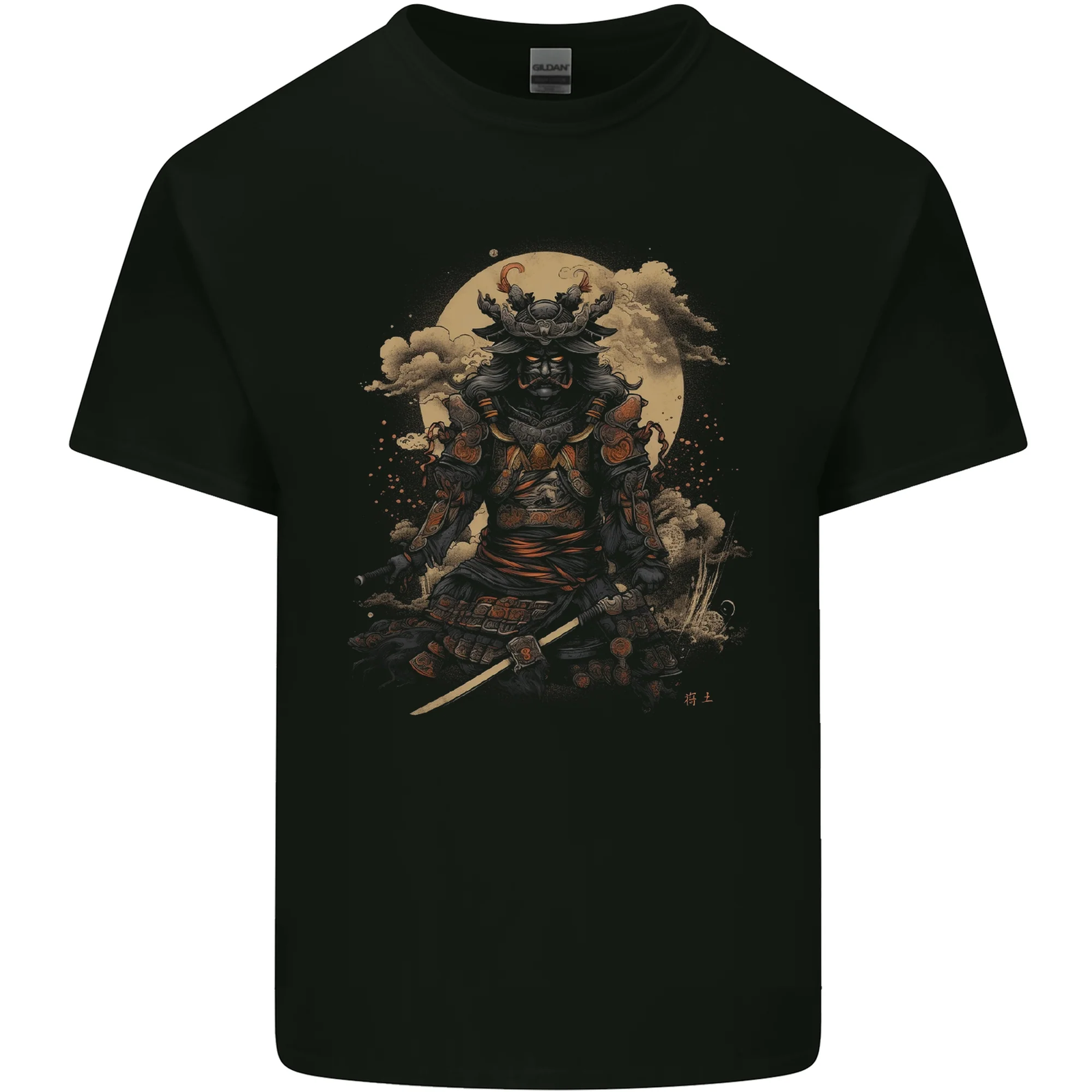 Full Armour Fantasy Samurai Warrior Mens Cotton T-Shirt Tee Top