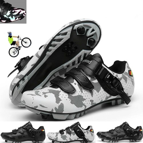 Camuflaje Hombres Calzado para Ciclismo Bicicleta De Montaña Bicicleta De  Montaña Zapatos Zapatillas de Carretera Bicicleta SPD | eBay