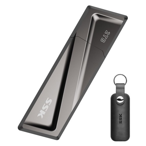 SSK SSD USB Flash Drive USB 3.2 550MB/s + USB C Adapte For Laptop Smartphone - Picture 32 of 38