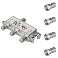 3-fach SAT Verteiler Splitter digital 4 Stüc...