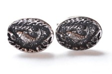 Fish Tie Clip Cufflinks Set Signed Sarah Cove...