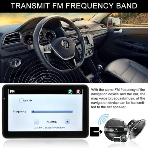 Car Truck GPS Navigation 7 Inch Touch Screen 2025 Maps Spoken Direction - Picture 6 of 7