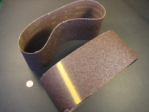 3M #051144-27465 SANDING BELTS, "THREE-M-ITE", OPEN-COAT, 4" x 24", 40Y GRIT - 第 1/1 張圖片