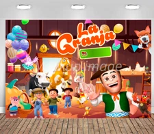 7x5ft THE FARM OF  backdrop. Granja Barn background Birthday  photo booth