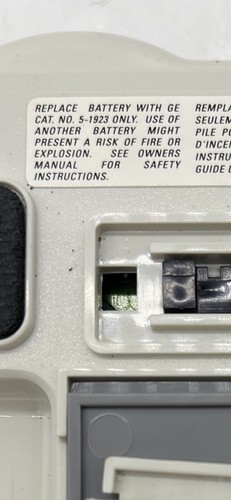 Teléfono fijo GE 12 números de memoria 2-9230A con cable teléfono de marcación rápida blanco - Imagen 10 de 10