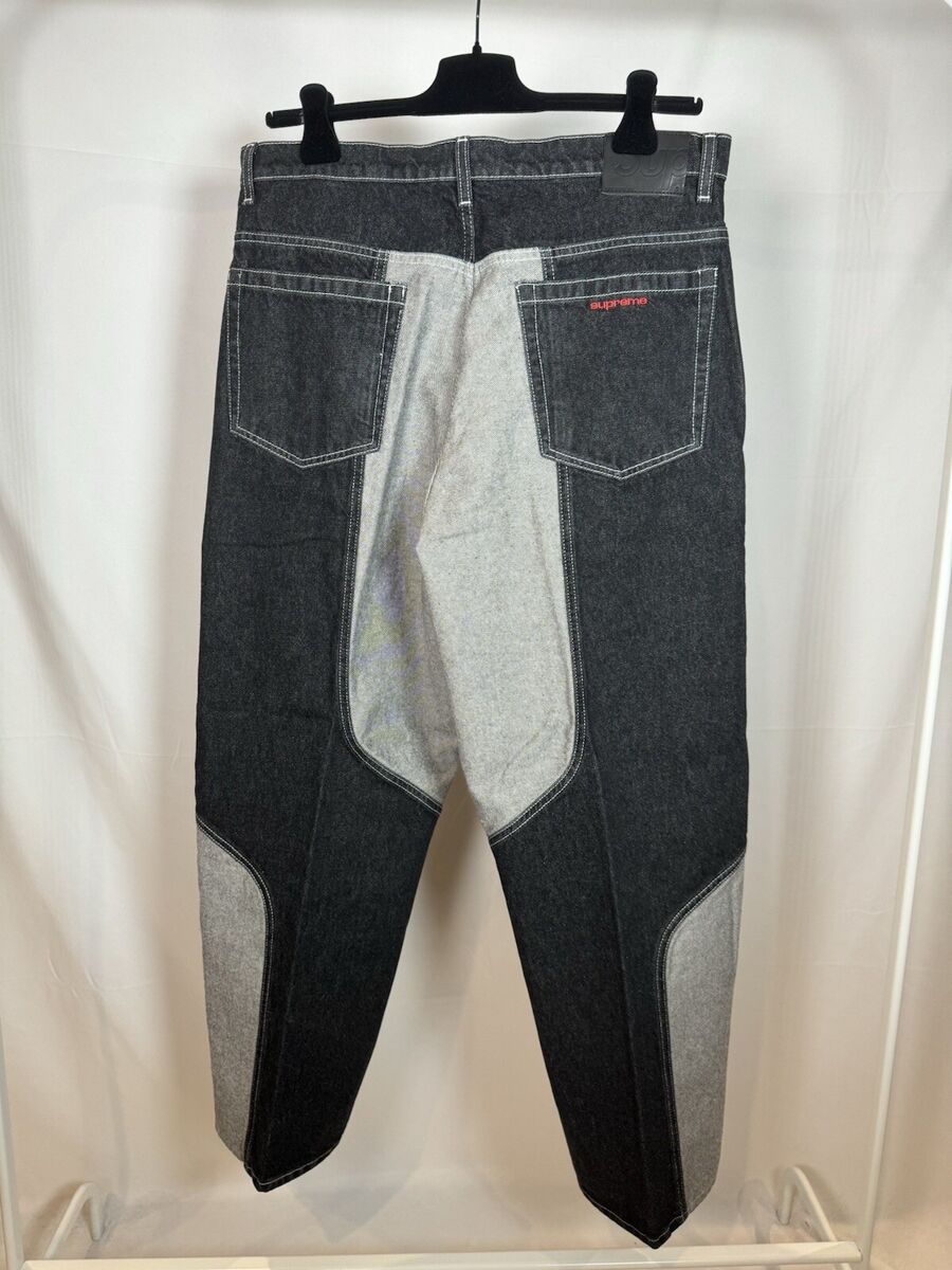 Supreme 2-Tone Paneled Baggy Jean | eBay Supreme 2-Tone Paneled Baggy Jean | eBay