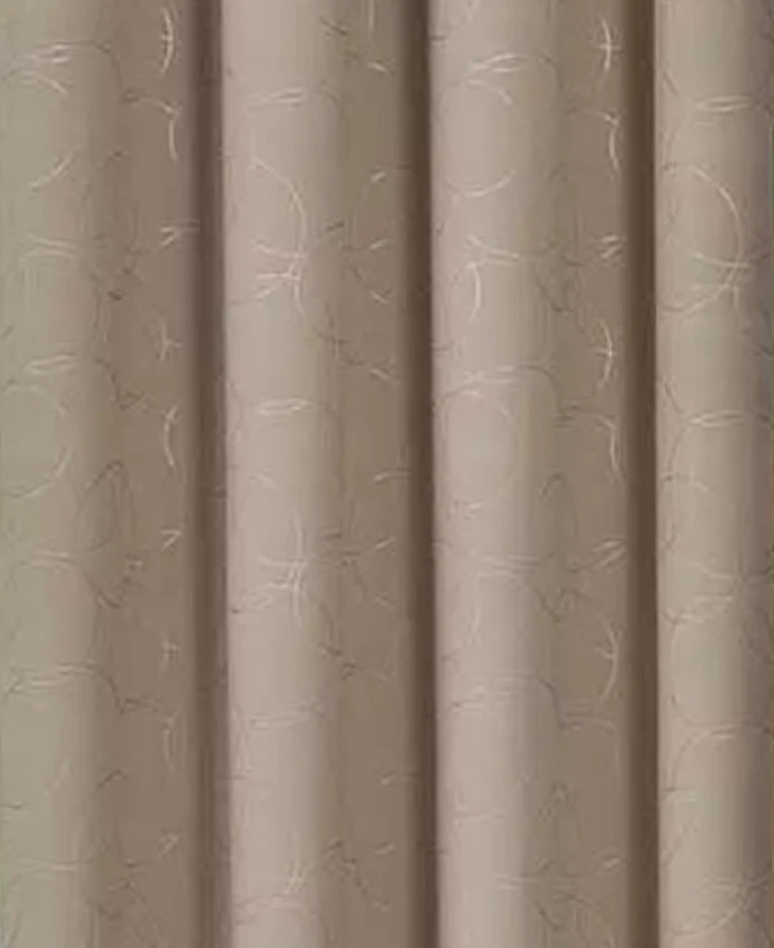 2 Paneles Eclipse Redondo y Redondo Ojales Ojales Cortinas 52 in W 84 in BEIGE Foto 3 de 4