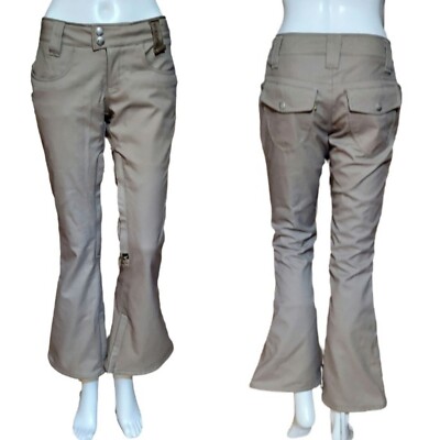 Holden Low Rise Flare Ski/Snow Pants Tan Size XS