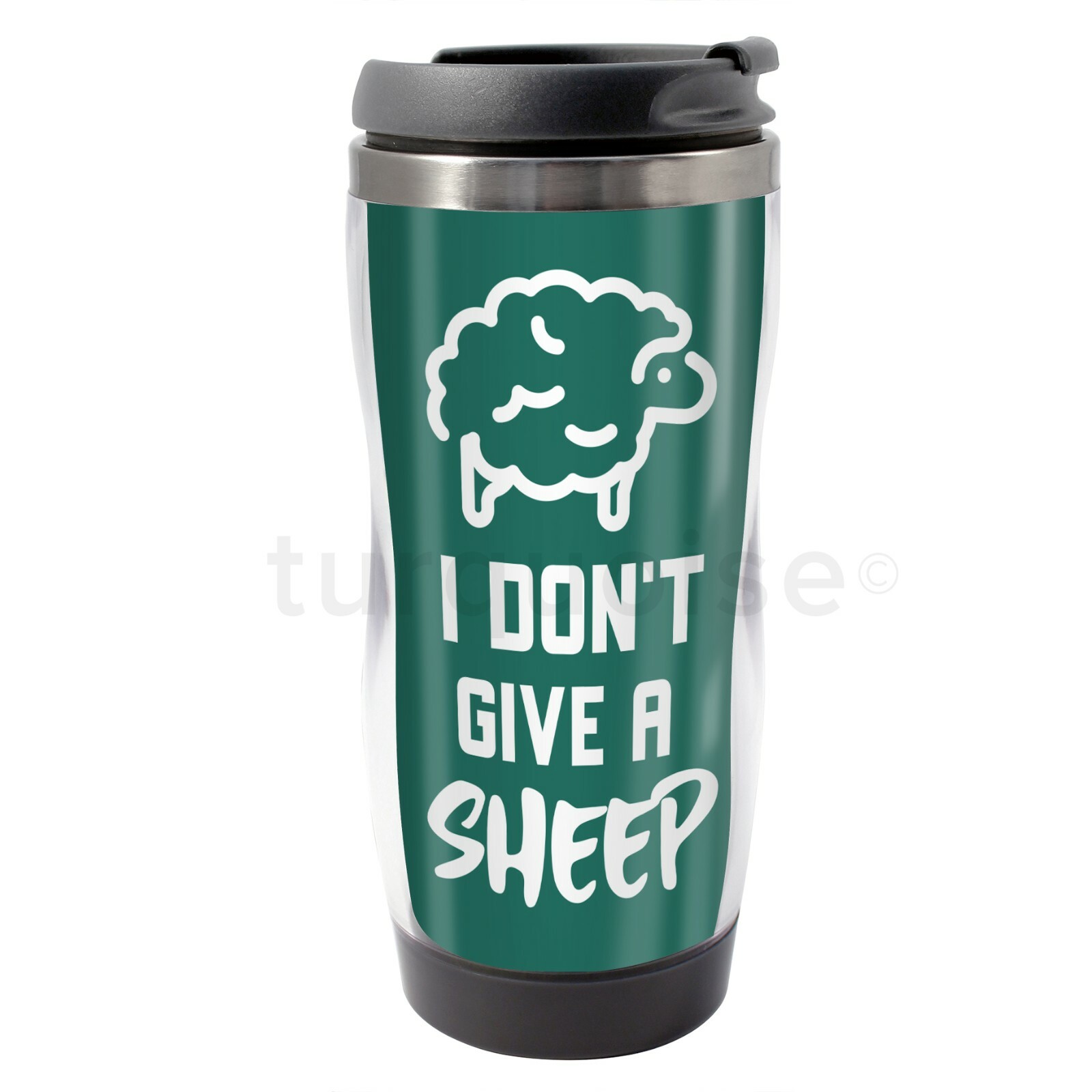 Give A Sheep Gift Thermal Coffee Tea Travel Flask Custom Photo Joke Mug Cup