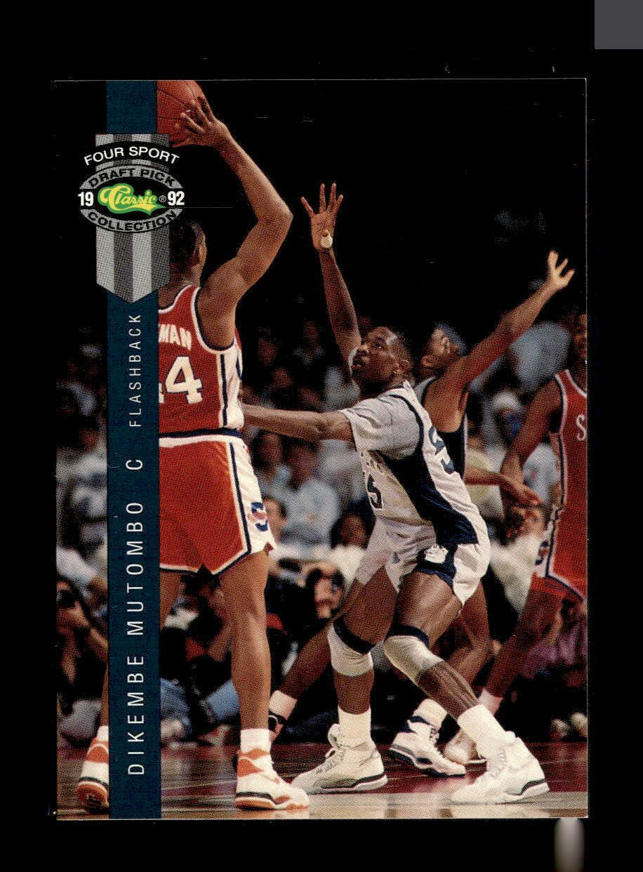 1992 Classic Four Sport #312 Dikembe Mutombo