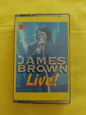 JAMES BROWN Live! Musikkassette KASSETTE selt...