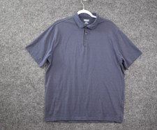 Kirkland Signature Polo Shirt Large Blue Golf Outdoor Casual Mens