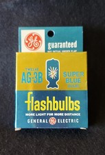 GE Twelve AG-3B Super Blue Flashbulbs