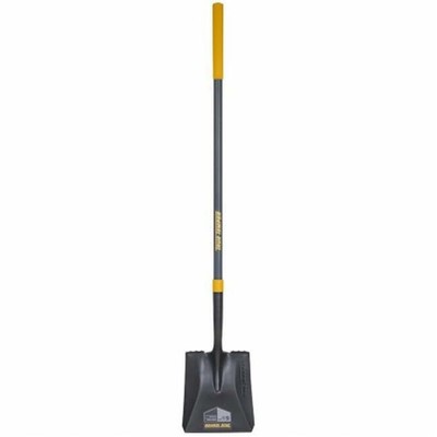 True Temper 2585500 57 in. Fiberglass Handle Square Point Shovel