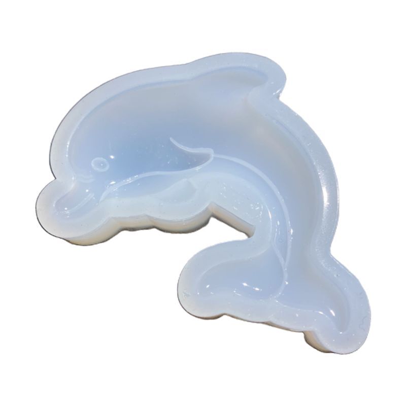 Crystal Epoxy Resin Mold Dolphin Pendant Casting Silicone Mould DIY Tool