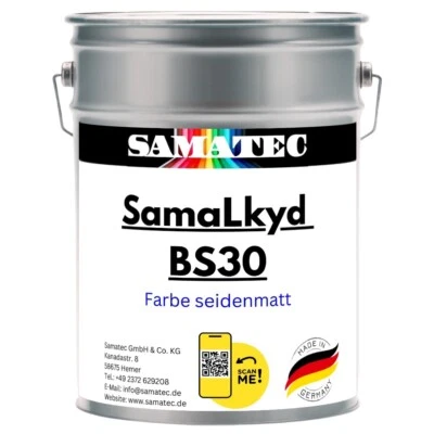 SAMATEC Dachbeschichtung Dachfarbe Dachziegelfarbe Farbe Beschichtung 1K Alkydharz BS30
