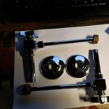 KOHLER K-7637-CP  Angle supply handles For Faucet with stop vertical tube Chrome