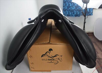 Selle de dressage anglaise en cuir WILDRACE / goélettes