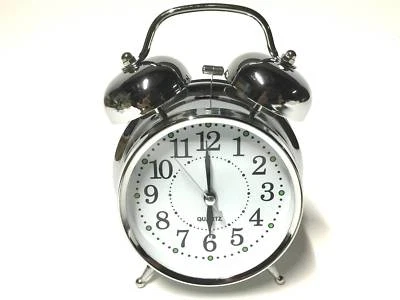 Twin Bell Alarm Clock Vintage Retro Loud Clocks Battery Bedside D Twin Bell Alarm Clock Vintage Retro
