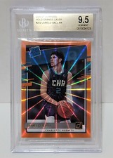 Lamello Ball Rc 2020-21 Donruss Holo Orange Laser 202 - BGS 9.5 GEM MINT RARE!!!
