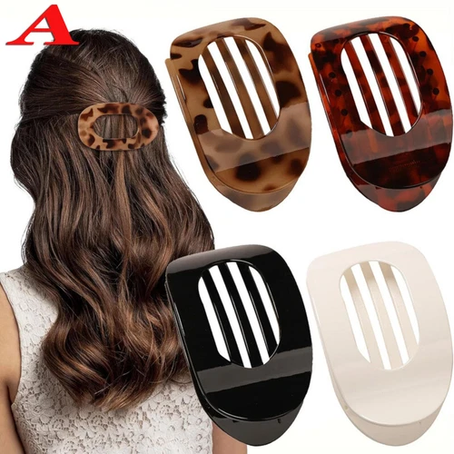 4 Stück Damen Haarspangen Französisch Elegant Haarklammer Set Rutschfest Dünnes - Bild 9 von 11
