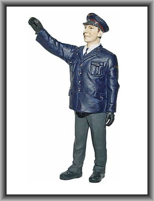 DINGLER Lokführer 60er Jahre DB In 32 Spur1 Zinnfigur (100203