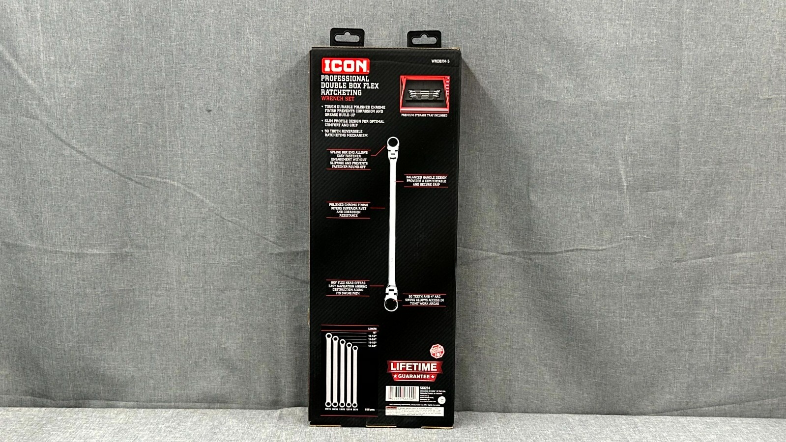 Icon Double Box Long Ratcheting NEW ICON 56694 METRIC Double Box Flex Ratcheting 5pc Wrench Set WRDBFM ...
