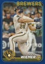 2024 Topps #9 Joey Wiemer Royal Blue