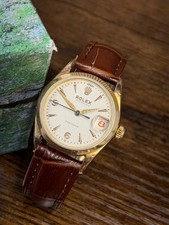 Vintage Rolex Oysterdate 6466 Gold Rare - Roulette