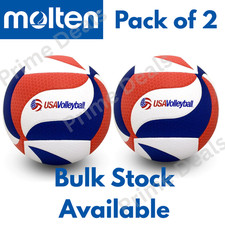 Molten USA Flistastec Volleyball Blue/Red-Pac...