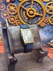 Vintage Seiko Slim Barrel-Tank Quartz Men's Wrist Watch - Free Shipping