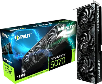 Palit GeForce RTX 5070 Infinity 3 12GB GDDR7 Grafikkarte PCIe 5.0 x16 192bit GPU