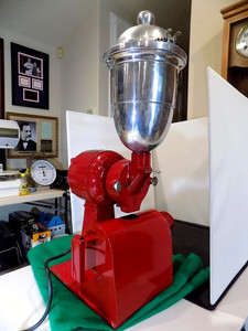 VTG. Coffee Grinder B.C. Holwick  1/4hp Motor in EXCELLENT WORKING CONDITION!